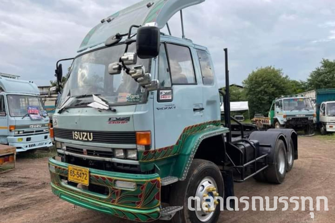ISUZU - 10ล้อหัวลาก​FXZ13 ​เครื่อง 2 เพลา​ วางเครื่อง​EP100​6เกียร์เดินหน้า 